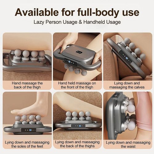 24 Heads Fascia Massage Gun Muscle Relax for Legs,Back,Waist,Hips Massage AU V201-MAS0924BL8AU