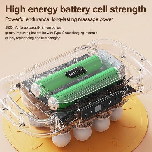 24 Heads Fascia Massage Gun Muscle Relax for Legs,Back,Waist,Hips Massage AU V201-MAS0924BL8AU