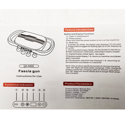 24 Heads Fascia Massage Gun Muscle Relax for Legs,Back,Waist,Hips Massage AU V201-MAS0924BL8AU