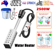 Portable Electric Immersion Water Heater Boiler &Thermostat Auto Shut off 2500W