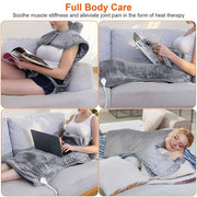 Portable Electric Heating Pad Wrap Heated Neck Shoulder Back Warm Pain Relief V201-MAS6090GY8AU