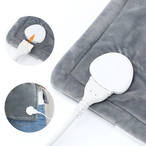 Portable Electric Heating Pad Wrap Heated Neck Shoulder Back Warm Pain Relief V201-MAS6090GY8AU