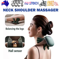 Neck Shoulder Massager, Electric Heated Kneading Back Massager Pain Relief V201-MSJ0001GR8AU
