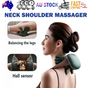 Neck Shoulder Massager, Electric Heated Kneading Back Massager Pain Relief V201-MSJ0001GR8AU