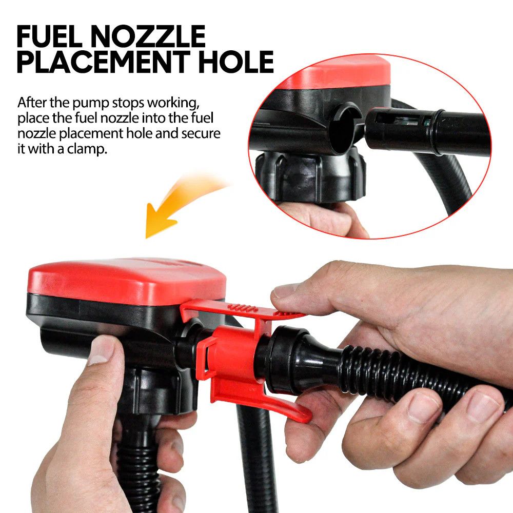 12V Portable Electric Oil Pump Handheld Diesel Pump Oil Fuel Water Transfer AU V201-OPUMP0012BL8AU