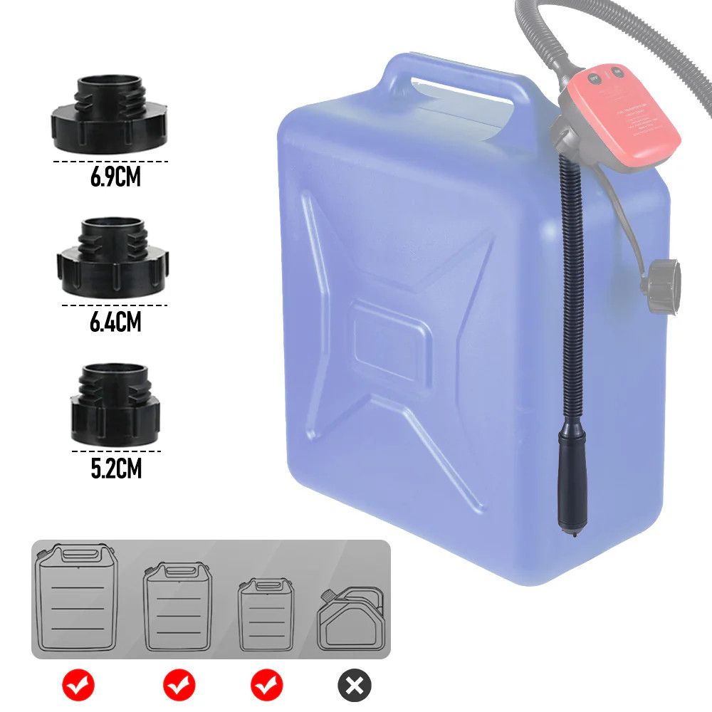 12V Portable Electric Oil Pump Handheld Diesel Pump Oil Fuel Water Transfer AU V201-OPUMP0012BL8AU
