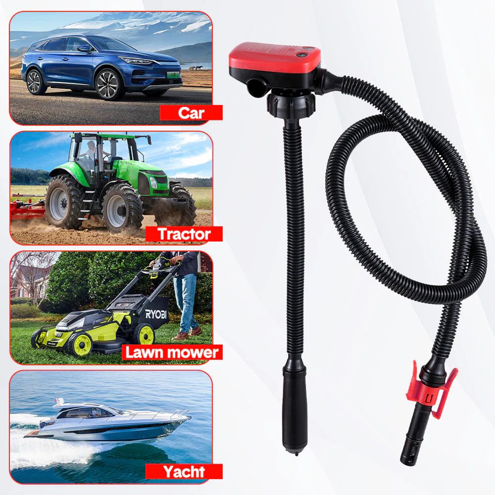 12V Portable Electric Oil Pump Handheld Diesel Pump Oil Fuel Water Transfer AU V201-OPUMP0012BL8AU