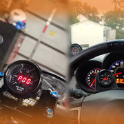 For Wideband Gauge X-Series 30-0300 AFR O2 UEGO Air Fuel Ratio Gauge 2-1/16" AU V201-PRCIAEM-0300-BLKC-AU