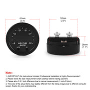 For Wideband Gauge X-Series 30-0300 AFR O2 UEGO Air Fuel Ratio Gauge 2-1/16" AU V201-PRCIAEM-0300-BLKC-AU