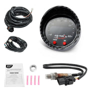 52mm AFR O2 UEGO Wideband Air Fuel Ratio Gauge Kit 30-0300 LSU 4.9 Probe Sensor V201-PRCIAFR-0300-BLKC-AU
