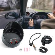 52mm AFR O2 UEGO Wideband Air Fuel Ratio Gauge Kit 30-0300 LSU 4.9 Probe Sensor V201-PRCIAFR-0300-BLKC-AU