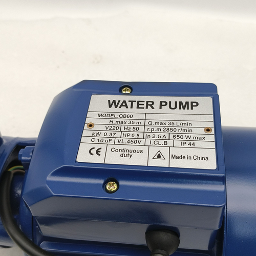 Electric PeripheralPump QB60 CleanWater Garden Farm RainTank Irrigation V201-PUMP0060BU8AU