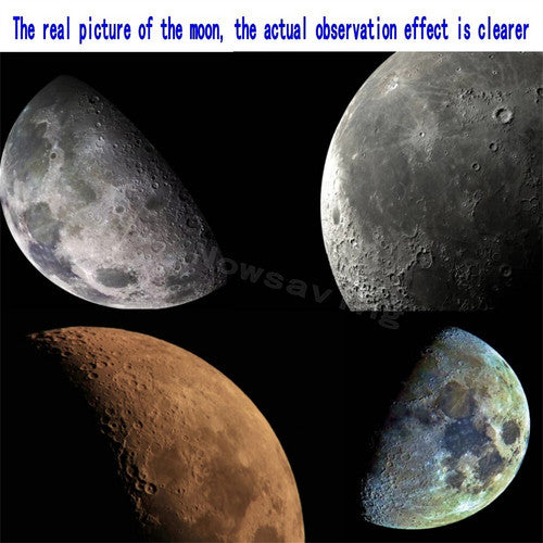 Pro Astronomical Telescope 114mm Aperture 875X Zoom HD High Resolution V201-QHGMMOREONE003