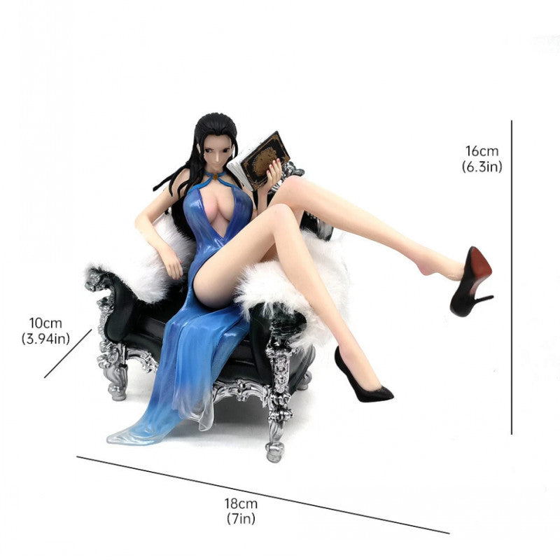 ONE PIECE Sofa Nico-Robin Figures Nico-Robin Sitting Dress Model Statue Boxed V201-QHGMMOREONE008