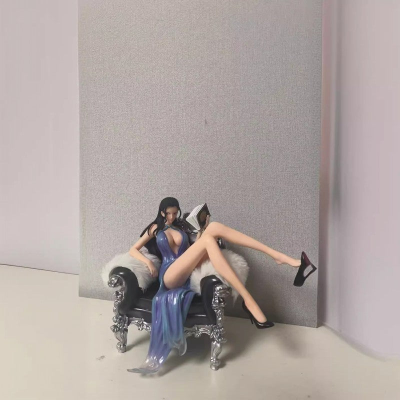 ONE PIECE Sofa Nico-Robin Figures Nico-Robin Sitting Dress Model Statue Boxed V201-QHGMMOREONE008