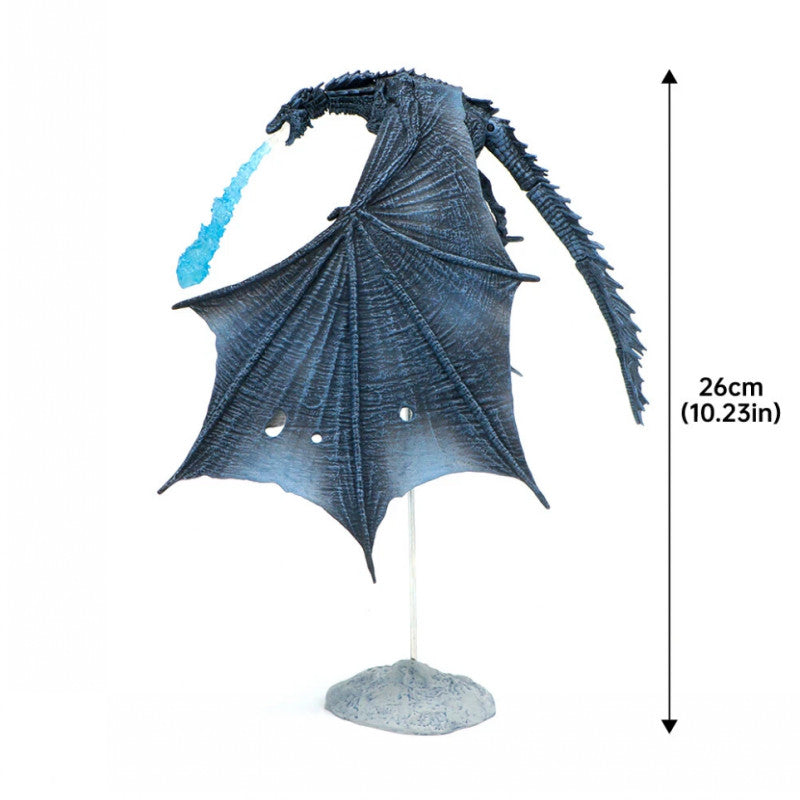GAME OF THRONES Viserion Ice Dragon Action Figure Statue PVC Toys Boxed Gift V201-QHGMMOREONE010