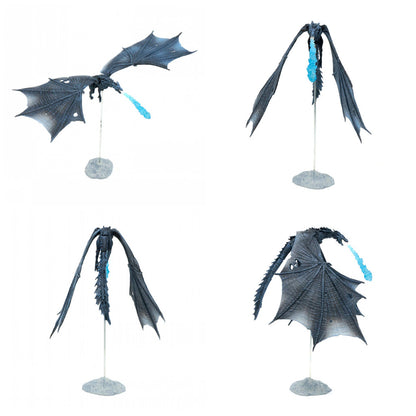 GAME OF THRONES Viserion Ice Dragon Action Figure Statue PVC Toys Boxed Gift V201-QHGMMOREONE010