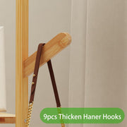 Clothes Garment Coat Rack Stand Bamboo Hanger Bag Hat Hook Holder Tree Shelf AU V201-QHGMMOREONE012