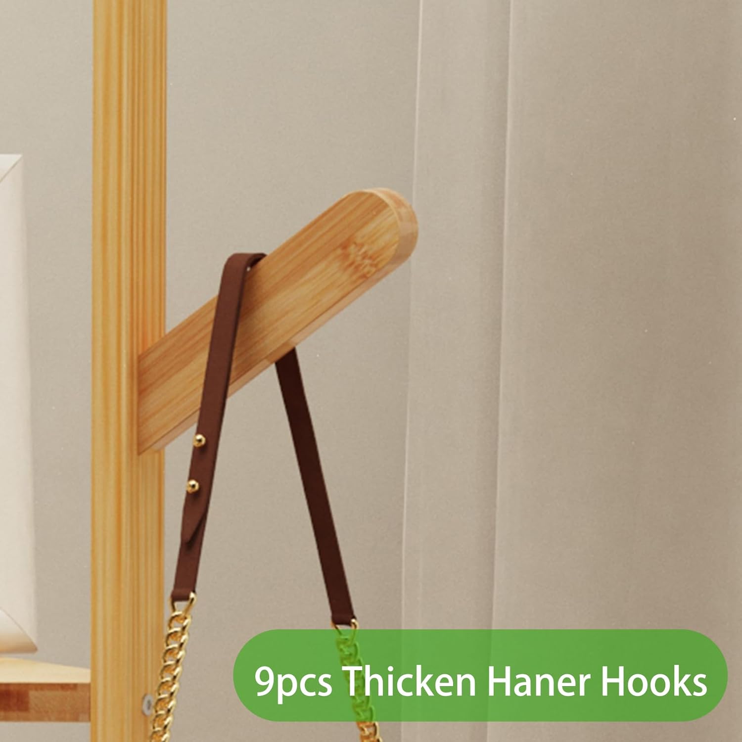 Clothes Garment Coat Rack Stand Bamboo Hanger Bag Hat Hook Holder Tree Shelf AU V201-QHGMMOREONE012