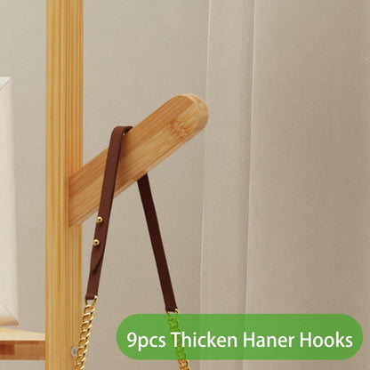 Clothes Garment Coat Rack Stand Bamboo Hanger Bag Hat Hook Holder Tree Shelf AU V201-QHGMMOREONE012