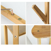Clothes Garment Coat Rack Stand Bamboo Hanger Bag Hat Hook Holder Tree Shelf AU V201-QHGMMOREONE012