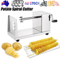 Potato Twister Tornado Slicer Cutter Stainless Steel Vegetable Spiral Machine V201-QHGMMOREONE013