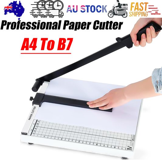 Professional Heavy Duty A4 To B7 Paper Cutter Guillotine Trimmer Home Office V201-QHGMMOREONE018