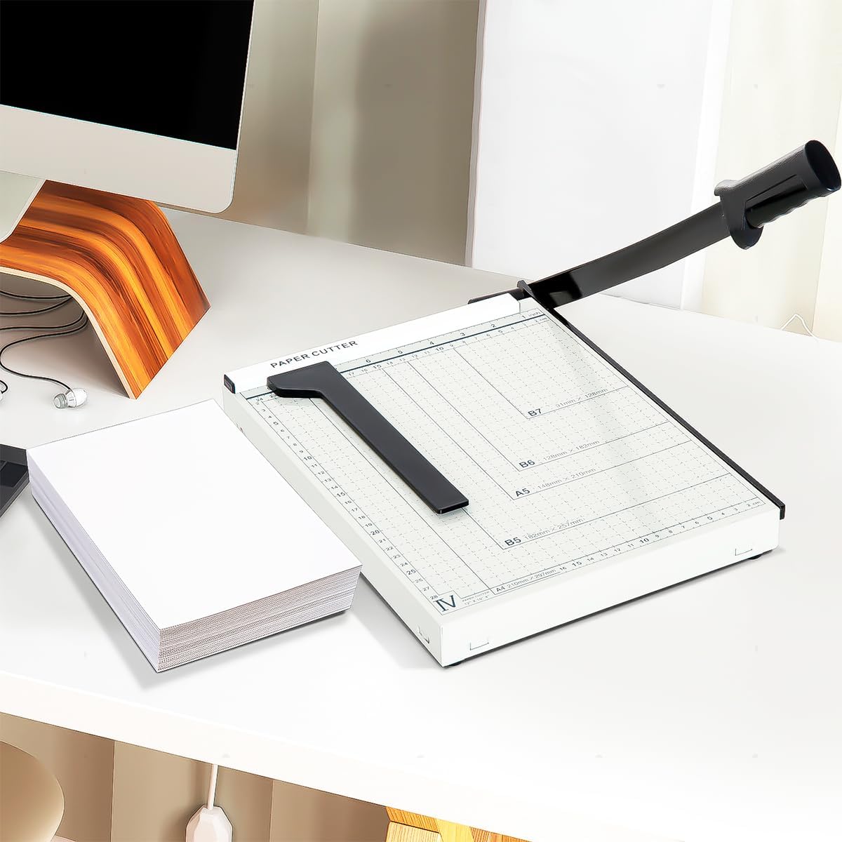 Professional Heavy Duty A4 To B7 Paper Cutter Guillotine Trimmer Home Office V201-QHGMMOREONE018