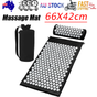 Black Massage Acupressure Mat Yoga Sit Lying Mats Pain Stress Soreness Relax AU NEW V201-QHGMMOREONE019