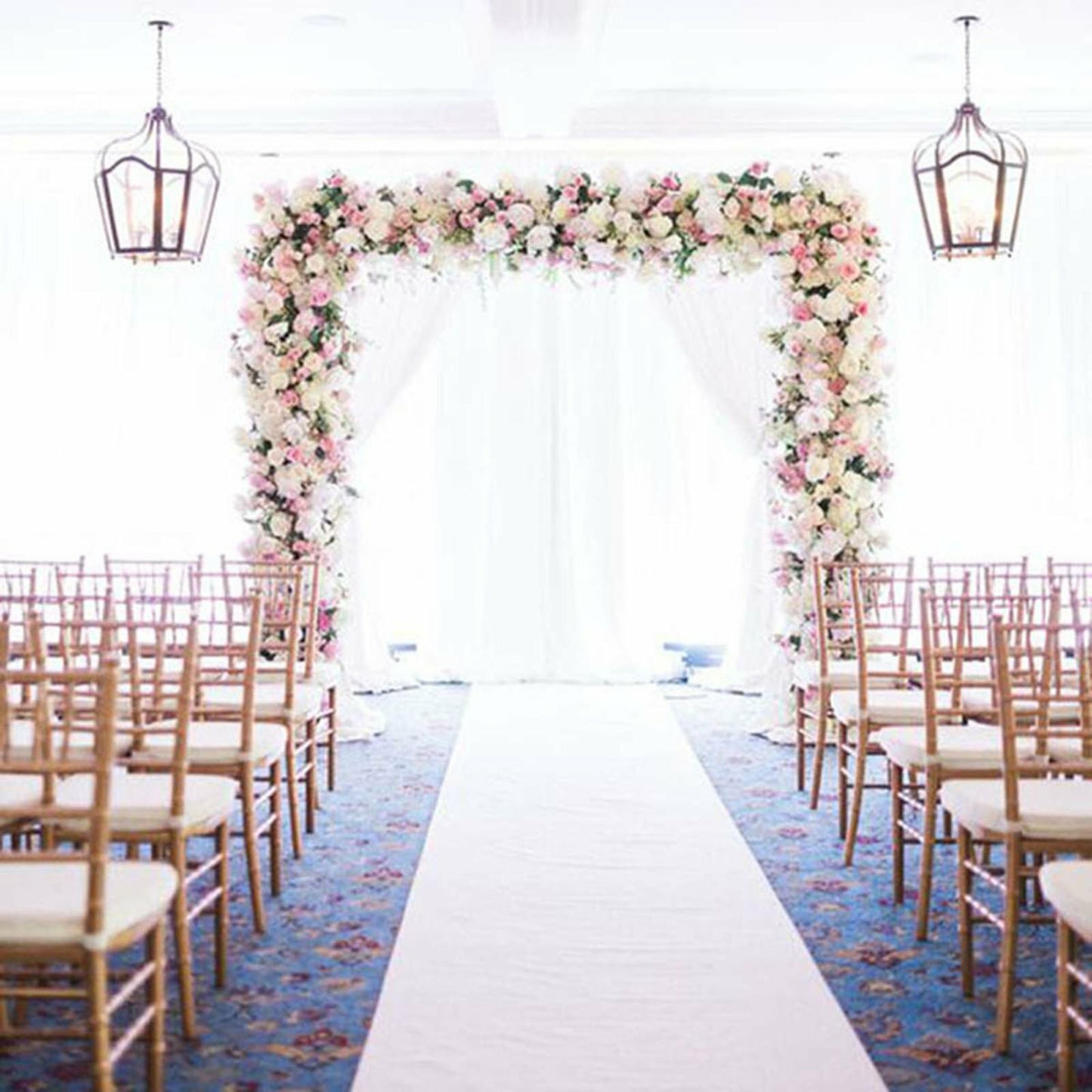 10X1.2M White Carpet Aisle Runner Wedding Party Event Decoration Mats Rugs V201-QHGMMOREONE023