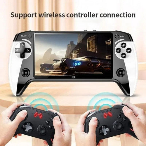Handheld X9 Retro Game Console 5.5 Inch IPS Screen,Video Games,30000+ Games V201-QHGMMOREONE025