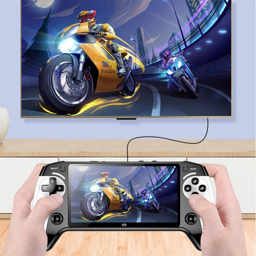 Handheld X9 Retro Game Console 5.5 Inch IPS Screen,Video Games,30000+ Games V201-QHGMMOREONE025