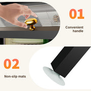 85CM Over The Sink Dish Drying Rack Carbon Steel Space Saving Above for Kitchen V201-QHGMMOREONE029