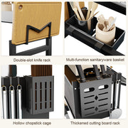 85CM Over The Sink Dish Drying Rack Carbon Steel Space Saving Above for Kitchen V201-QHGMMOREONE029