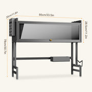 85CM Over The Sink Dish Drying Rack Carbon Steel Space Saving Above for Kitchen V201-QHGMMOREONE029