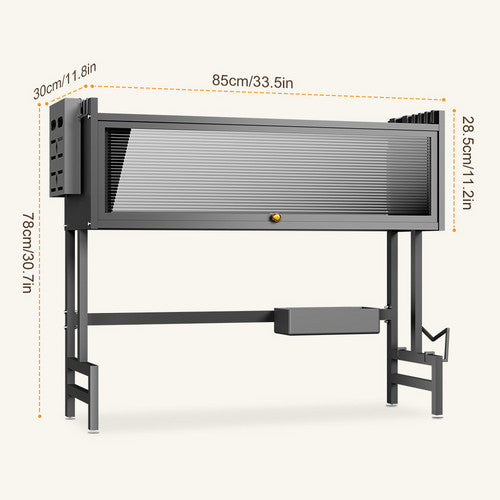 85CM Over The Sink Dish Drying Rack Carbon Steel Space Saving Above for Kitchen V201-QHGMMOREONE029