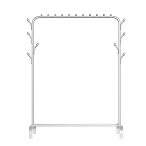 White Heavy Duty Clothes Rail Rack Hanging Garment Display Stand Shoe Storage Shelf V201-QHGMMOREONE032