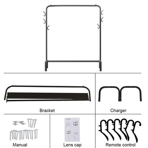 Black Heavy Duty Clothes Rail Rack Hanging Garment Display Stand Shoe Storage Shelf V201-QHGMMOREONE033
