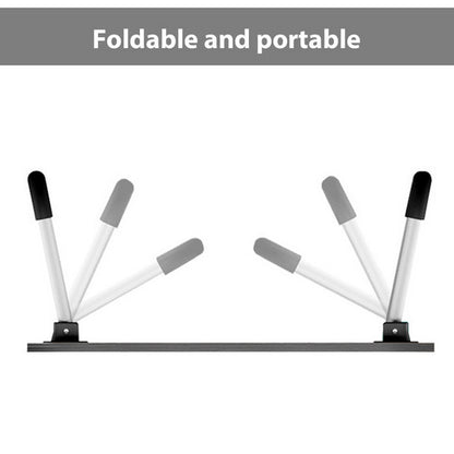 Black Laptop Stand Table Foldable Desk Computer Study Bed Adjustable Cup Slot Tray/linght and Fan V201-QHGMMOREONE038