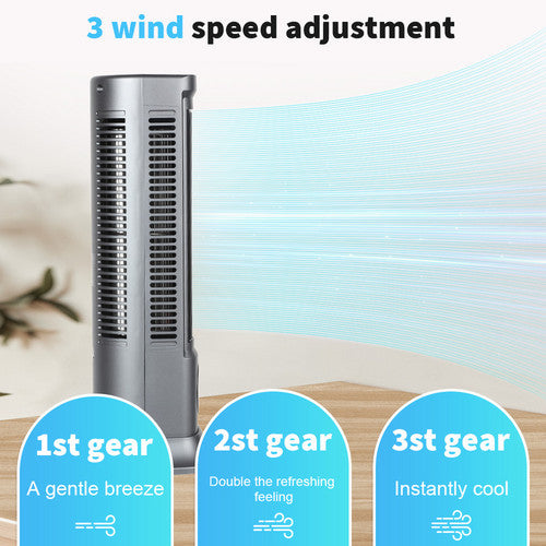 Air Conditioner Fans Portable Cooling Ace with 3 Speeds Tower Fan Quiet Desk V201-QHGMMOREONE042