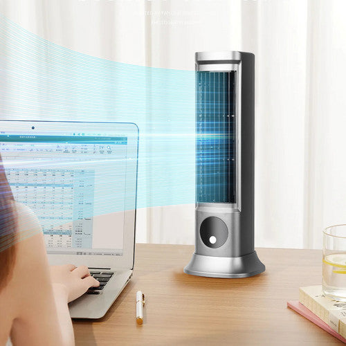 Air Conditioner Fans Portable Cooling Ace with 3 Speeds Tower Fan Quiet Desk V201-QHGMMOREONE042