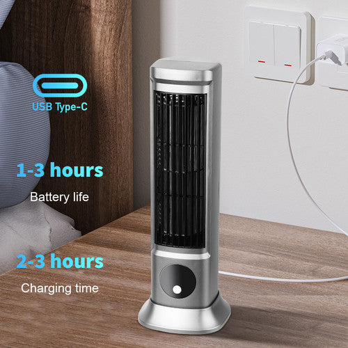 Air Conditioner Fans Portable Cooling Ace with 3 Speeds Tower Fan Quiet Desk V201-QHGMMOREONE042