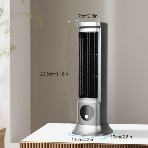 Air Conditioner Fans Portable Cooling Ace with 3 Speeds Tower Fan Quiet Desk V201-QHGMMOREONE042