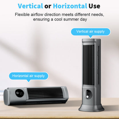 Air Conditioner Fans Portable Cooling Ace with 3 Speeds Tower Fan Quiet Desk V201-QHGMMOREONE042