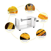 Vegetable Spiral Cutter Potato Twister Tornado Slicer Machine Stainless Steel V201-QHGMMOREONE045
