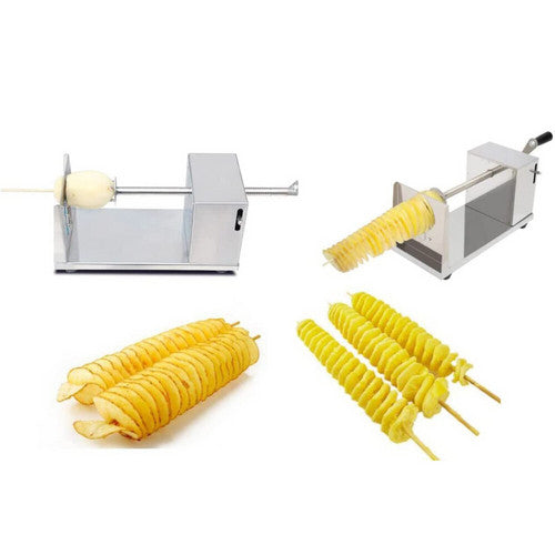 Vegetable Spiral Cutter Potato Twister Tornado Slicer Machine Stainless Steel V201-QHGMMOREONE045