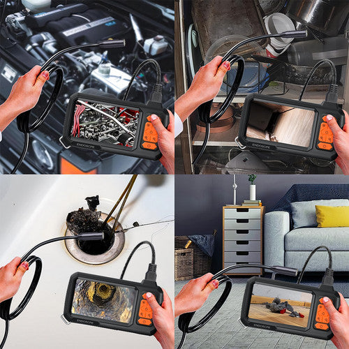 10M 8mm Lens Industrial Endoscope 1080P Digital Borescope Inspection Camera LED Lamp V201-QHGMMOREONE046