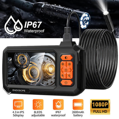 15M 8mm Lens Industrial Endoscope 1080P Digital Borescope Inspection Camera LED Lamp V201-QHGMMOREONE047