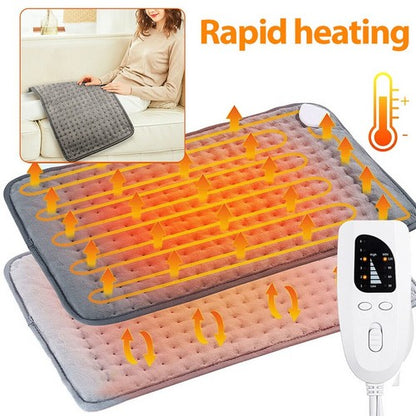 Electric Heat Pad Adjustable Heating Mat Warmer Blanket Back Pain Relief 100x50cm V201-QHGMMOREONE059