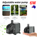 6W Adjustable Flow Aquarium Pump Water Submersible Fish Tank Fountain Pond Marine V201-QHGMMOREONE060